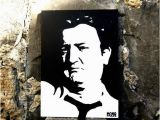 Hand Painted Wall Murals Ireland Hand Painted Acrylic Piece Of Art Of Brendan Behan by