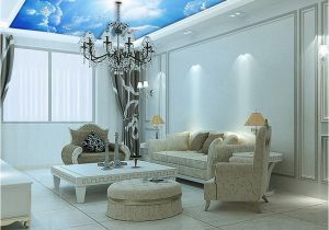 Hand Painted Wall Murals Uk Custom Murals 3d Blue Sky Ceiling Wallpaper Mural Wall