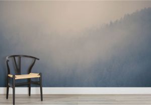 Hand Painted Wall Murals Uk Through the Clouds forest Mural