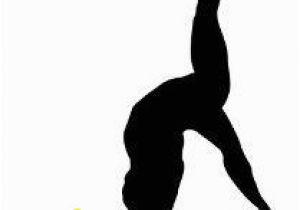 Hand Painted Wall Murals with Gymnastics Silhouettes 11 Best Gymnastics Images