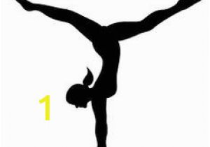 Hand Painted Wall Murals with Gymnastics Silhouettes 11 Best Gymnastics Images