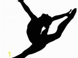 Hand Painted Wall Murals with Gymnastics Silhouettes Amazon Gymnastics Silhouette Style Graceful Leap Peel