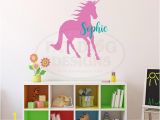 Handmade Wall Murals Unicorn Name Decal Kids Personalized Name Decal Kids Name Stickers