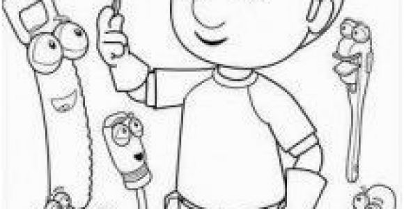 Handy Manny Coloring Pages Handy Manny Online Coloring Page 25