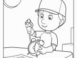 Handy Manny Coloring Pages to Print Handy Manny 1 Free Disney Coloring Sheets