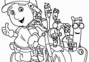 Handy Manny Coloring Pages to Print Handy Manny Coloring Page Download & Print Line