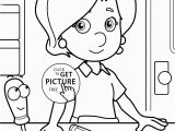 Handy Manny Coloring Pages to Print Handy Manny Kelly Coloring Pages for Kids Printable Free