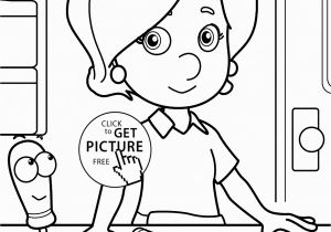 Handy Manny Coloring Pages to Print Handy Manny Kelly Coloring Pages for Kids Printable Free