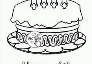 Happy 4th Birthday Coloring Pages 215 Best Coloring Cake S Images On Pinterest