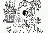 Happy 5th Birthday Coloring Pages My Little Pony Happy Birthday Coloring Page Inspirationa My Little