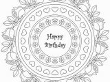 Happy Birthday Coloring Pages for Adults the top 23 Ideas About Happy Birthday Coloring Pages for