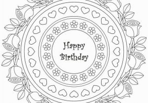 Happy Birthday Coloring Pages for Adults the top 23 Ideas About Happy Birthday Coloring Pages for