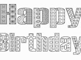 Happy Birthday Coloring Pages for Adults the top 23 Ideas About Happy Birthday Coloring Pages for