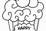 Happy Birthday Coloring Pages for Girls 25 Free Printable Happy Birthday Coloring Pages