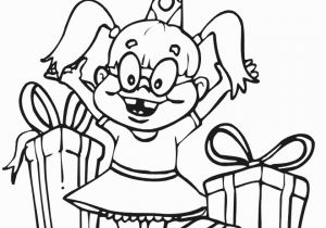 Happy Birthday Coloring Pages for Girls Birthday Coloring Page