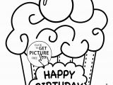 Happy Birthday Coloring Pages Free to Print Happy Birthday Coloring Pages Free Printable