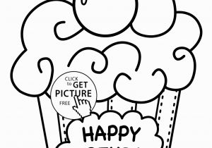Happy Birthday Coloring Pages Free to Print Happy Birthday Coloring Pages Free Printable