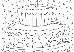 Happy Birthday Coloring Pages Printable 28 Happy Birthday Coloring Page In 2020 with Images