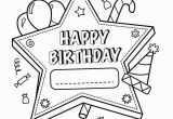 Happy Birthday Coloring Pages Printable Free 25 Free Printable Happy Birthday Coloring Pages