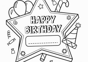 Happy Birthday Coloring Pages Printable Free 25 Free Printable Happy Birthday Coloring Pages