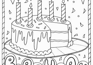 Happy Birthday Coloring Pages Printable Free Coloring Pages
