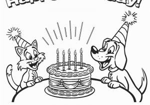 Happy Birthday Coloring Pages Printable Free Free Printable Happy Birthday Coloring Pages for Kids