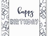 Happy Birthday Coloring Pages Printable Free Free Printable Happy Birthday Coloring Sheets Sarah Titus