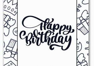 Happy Birthday Coloring Pages Printable Free Free Printable Happy Birthday Coloring Sheets Sarah Titus