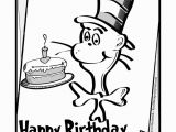 Happy Birthday Dr Seuss Coloring Pages Dr Seuss Birthday Coloring Sheet Coloring Pages