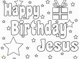 Happy Birthday Jesus Cake Coloring Page Coloring Pages Printable Happy Birthday Lautigamu