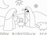 Happy Birthday Jesus Printable Coloring Pages Happy Birthday Jesus Coloring Page at Getcolorings