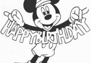 Happy Birthday Mickey Mouse Coloring Pages 42 Best Birthday Card Ideas Images On Pinterest