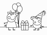 Happy Birthday Peppa Pig Coloring Pages Peppa Pig Drawing at Paintingvalley