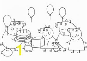 Happy Birthday Peppa Pig Coloring Pages top 35 Free Printable Peppa Pig Coloring Pages Line