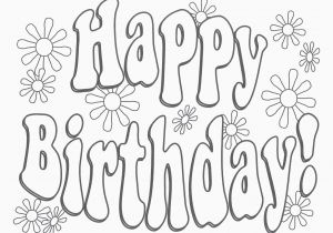 Happy Birthday Uncle Coloring Pages Happy Birthday Coloring Sheet