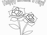 Happy Mothers Day Coloring Pages Flower for Mother S Day Coloring Page for Kids