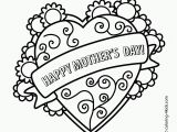 Happy Mothers Day Coloring Pages for toddlers Free Printable Mother S Day Coloring Pages