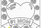 Happy Mothers Day Coloring Pages for toddlers I Love You Mom Crafts Pinterest