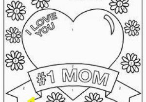 Happy Mothers Day Coloring Pages for toddlers I Love You Mom Crafts Pinterest