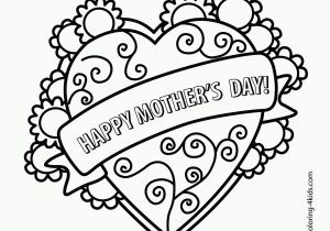 Happy Mothers Day Coloring Pages From Daughter Free Printable Mother S Day Coloring Pages