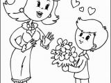 Happy Mothers Day Coloring Pages From Daughter Mother and son Coloring Page