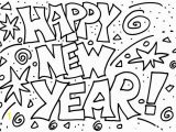 Happy New Year 2018 Coloring Pages Color Print 13 Line Coloring