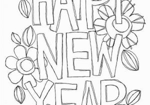 Happy New Year 2018 Coloring Pages Happy New Year Everything Colour Pinterest