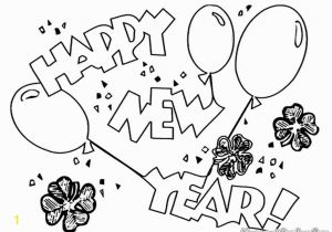 Happy New Year 2018 Coloring Pages New Year 2016 Worksheets Kindergarten