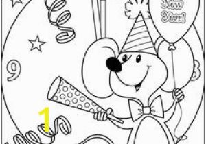 Happy New Year Coloring Pages 2018 53 Best New Year Images