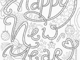 Happy New Year Coloring Pages 2018 New Year Colouring Pages