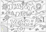 Happy New Year Coloring Pages 2018 New Year Colouring Pages