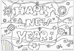 Happy New Year Coloring Pages 2018 New Year Colouring Pages