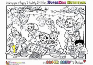 Happy New Year Coloring Pages 2018 Super Crewâ¢ Coloring Pages Fun Nutrition for Kids