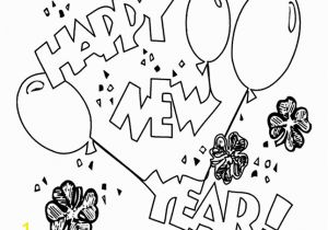 Happy New Year Coloring Pages for toddlers Coloring Pages Of Happy New Year 2014 for Kids Coloring